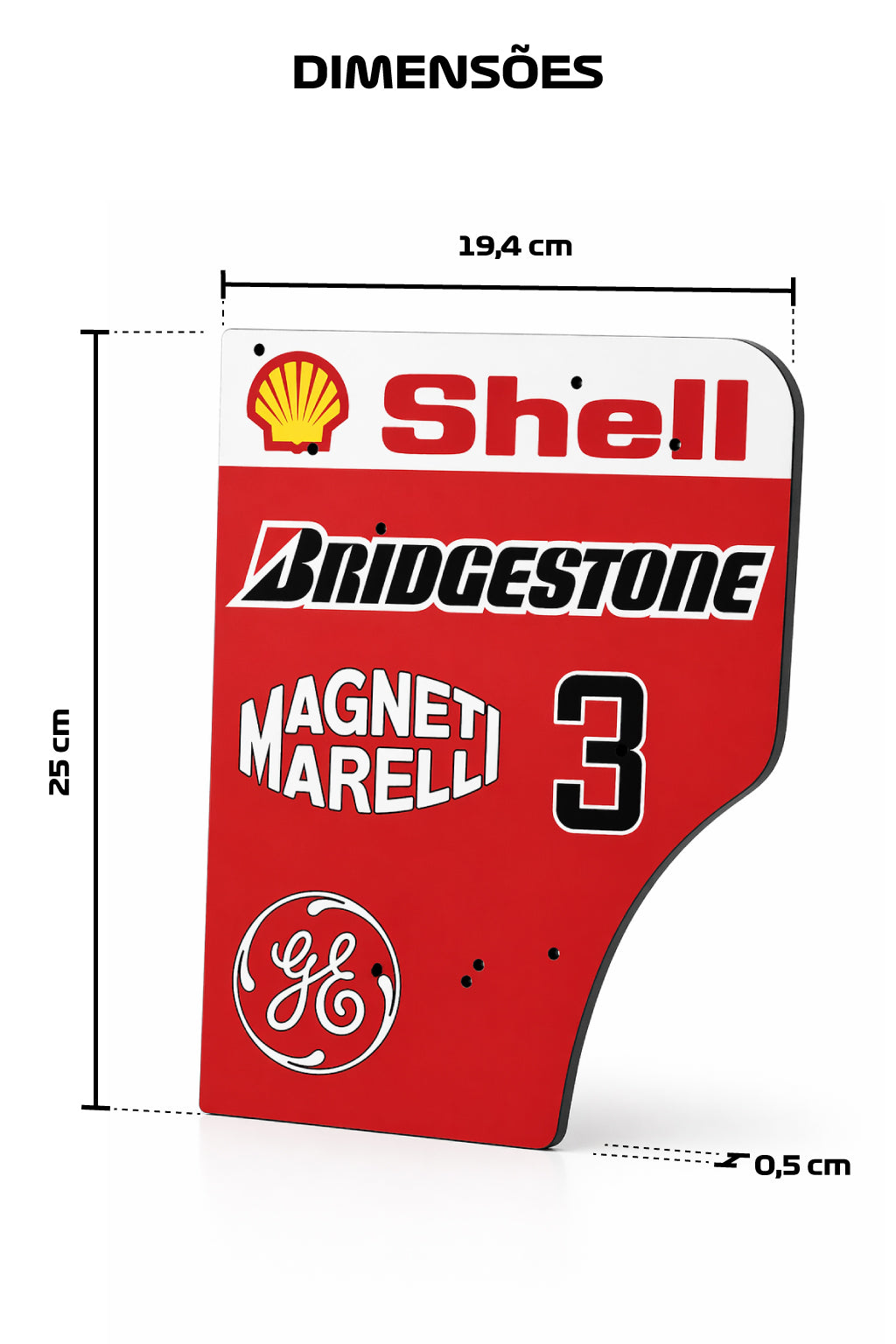 Endplate Ferrari F1-2000 #3 Michael Schumacher