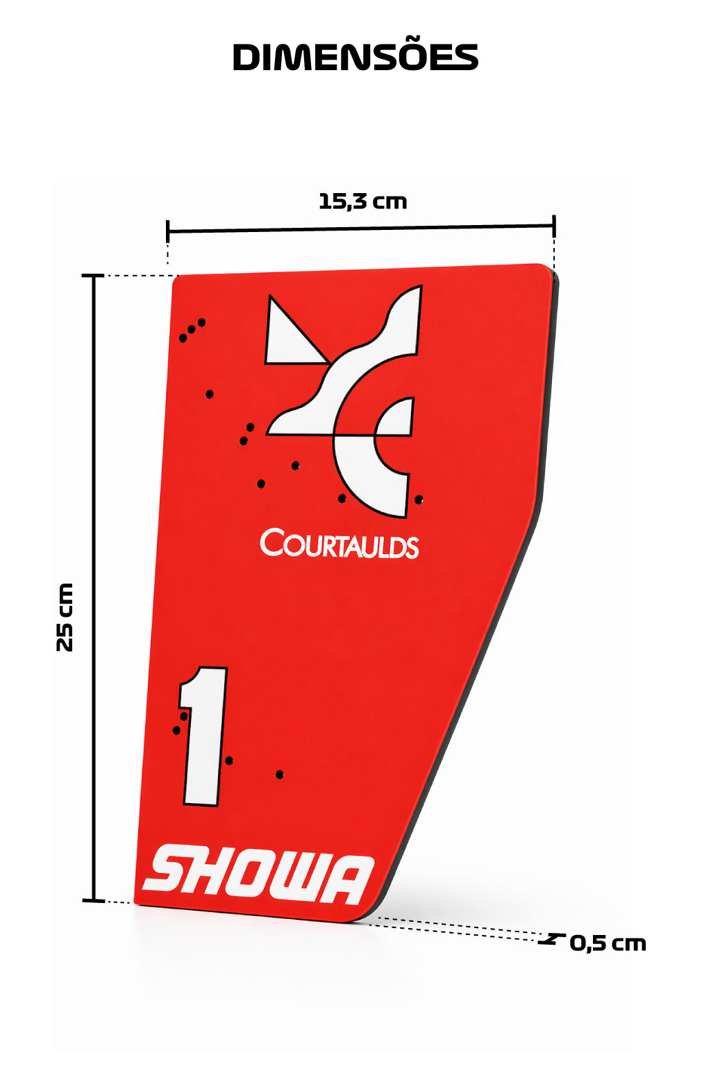 Endplate McLaren MP4/6 #1 Ayrton Senna