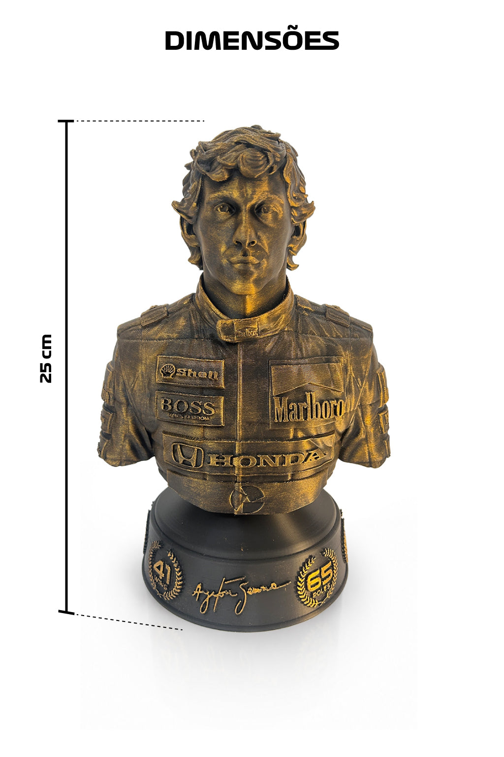 Busto Ayrton Senna